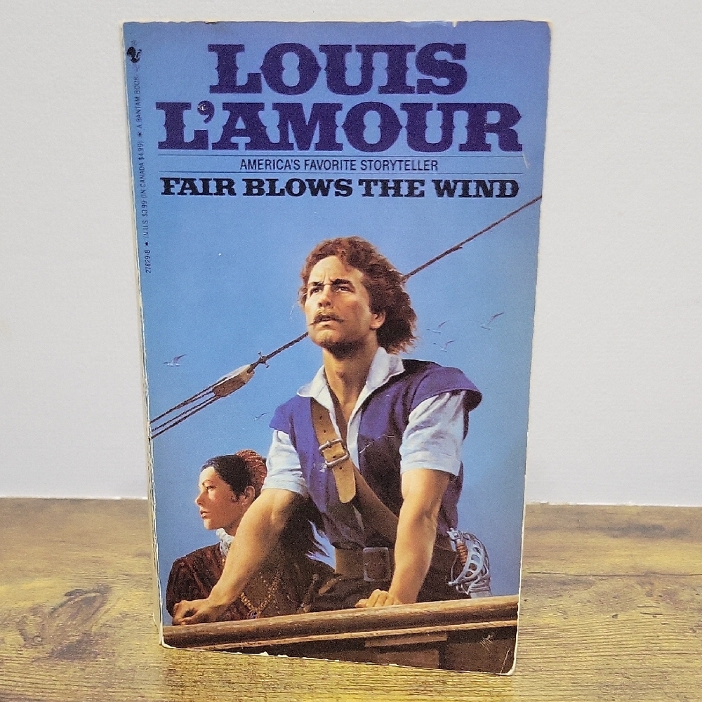 Louis L'Amour 'Fair Blows the Wind' Book